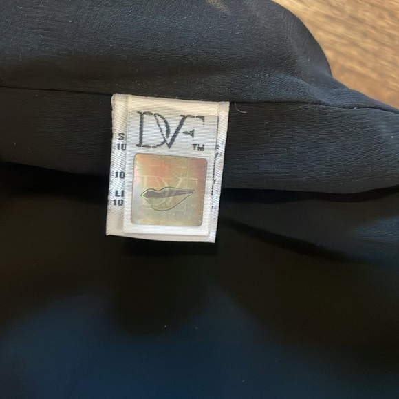 Diane von Furstenburg Tiered Star Lace Dress Black Mini - Picture 10 of 11